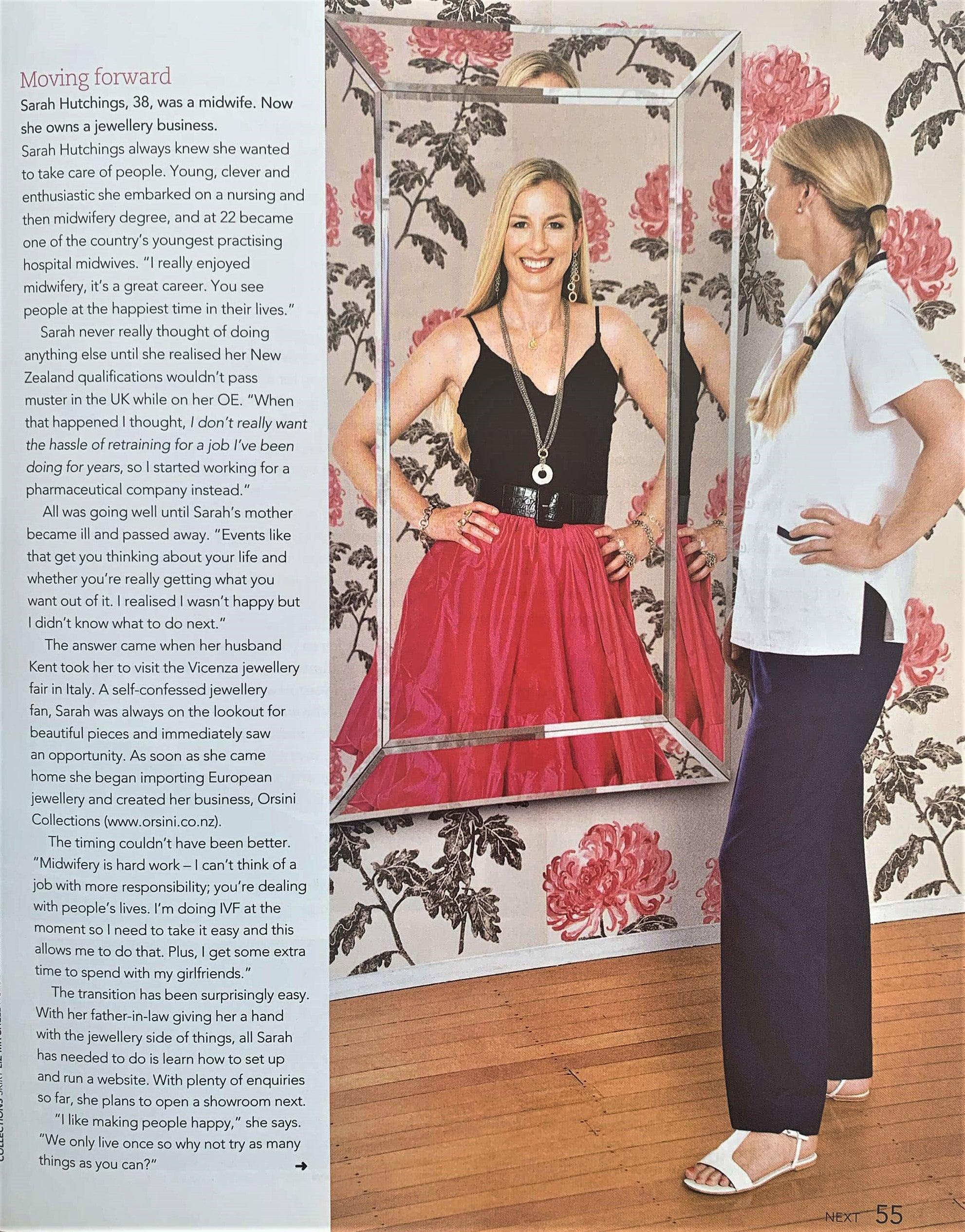 Sarah Hutchings in Next Magazine - 'Mirror, Mirror on the Wall'