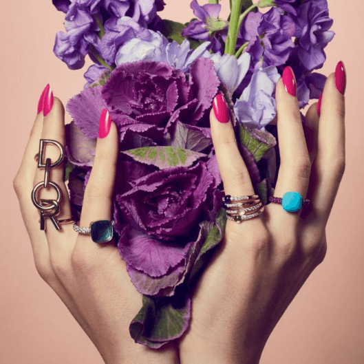 Jewellery & Rings being worn