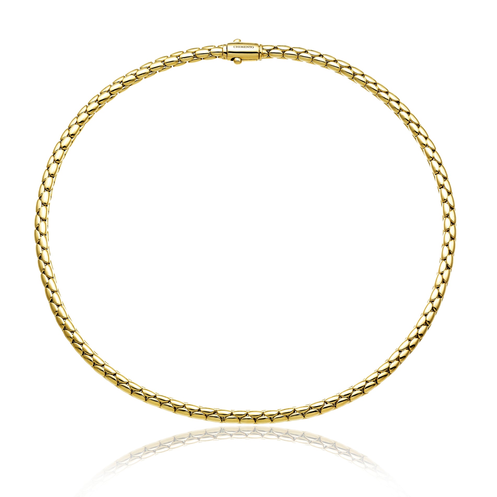 Chimento Stretch Spring Necklace (Large) in 18k Yellow Gold - Orsini Jewellers