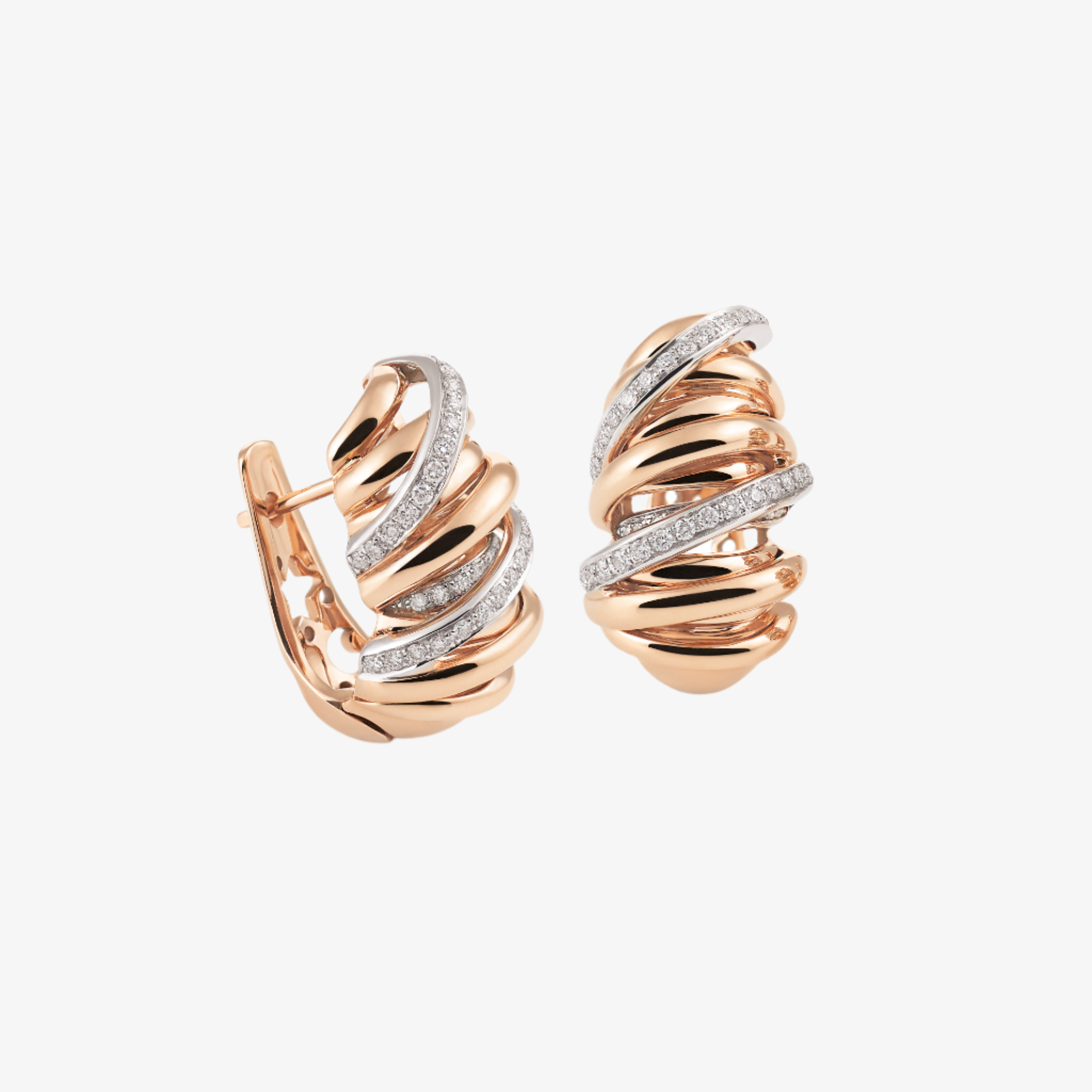 Al Coro Serenata Earrings in 18k Rose Gold