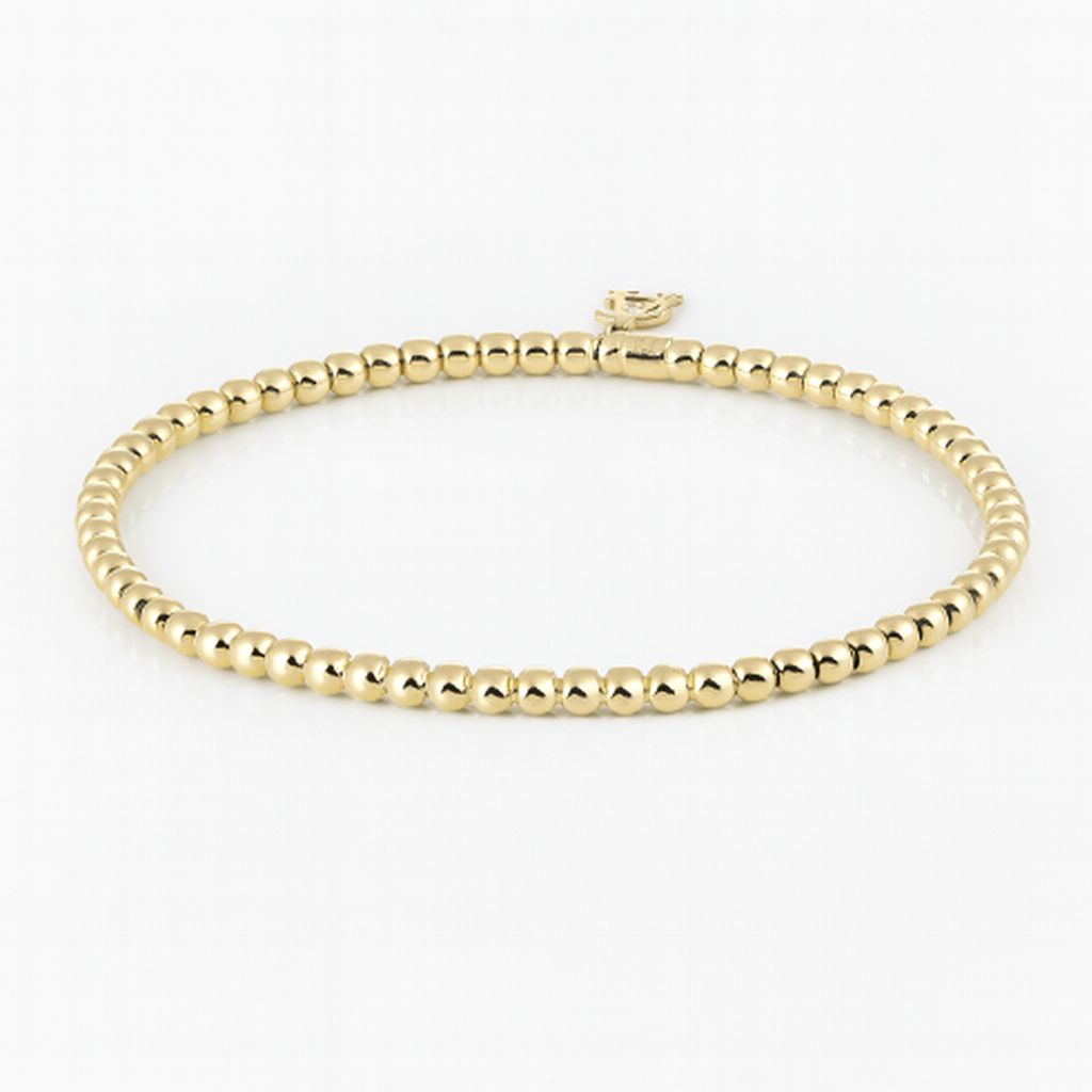 Al Coro Stretchy Bracelet in 18k Yellow Gold