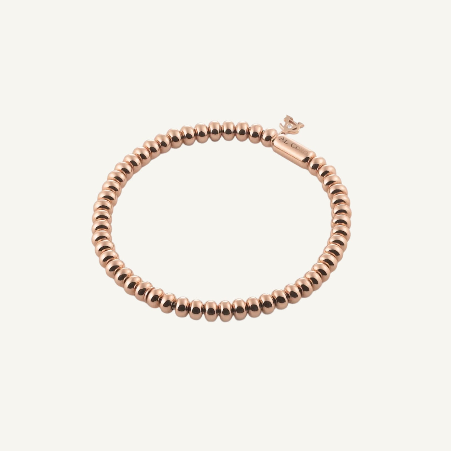 Al Coro Stretchy Bracelet in 18k Rose Gold