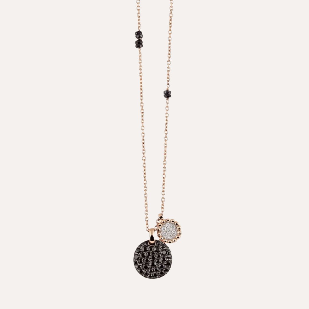 beautiful black diamond pendant necklace at Orsini