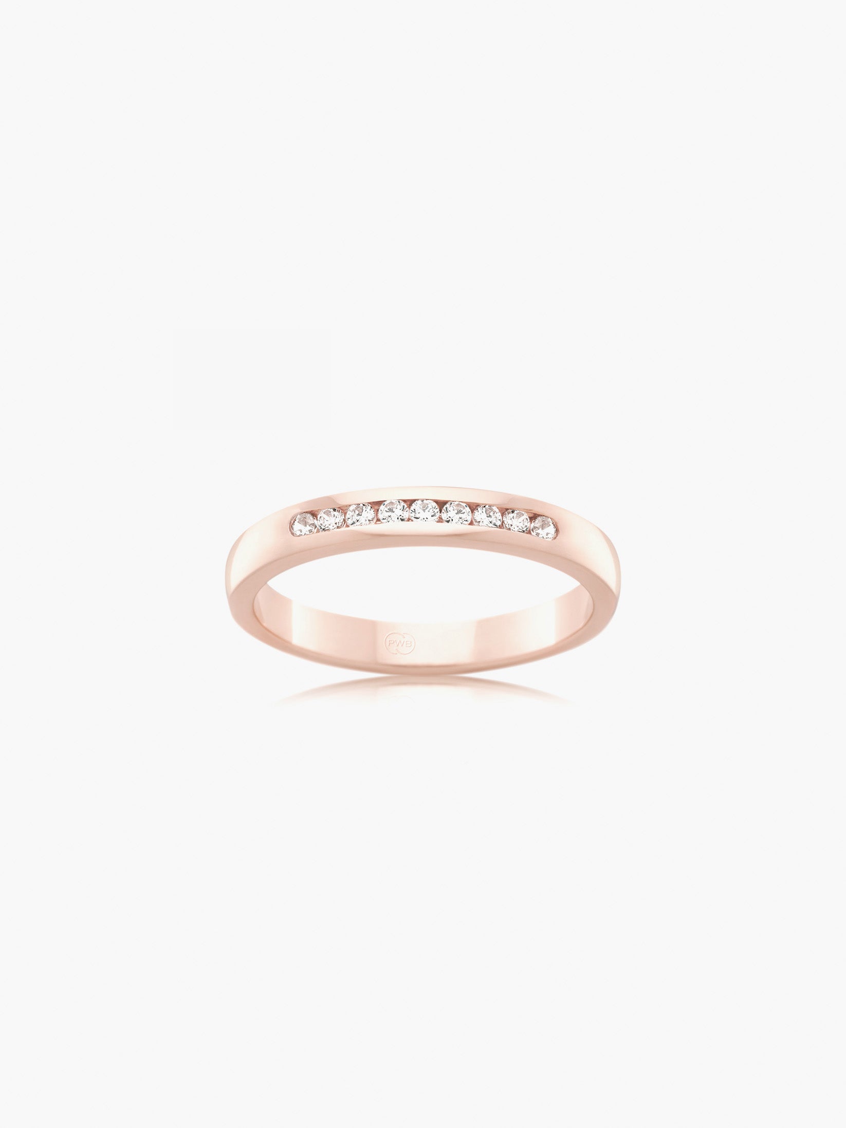 This Orsini wedding ring is crafted in 18kt yellow gold with a polished finish and set with nine brilliant cut diamonds totalling 0.225ct. Each ring is crafted to order, allowing you to personalise the design in your preferred metal, width, thickness and finger size.