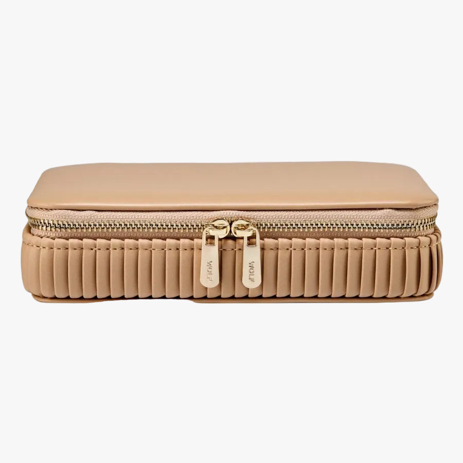 Bella Jewellery Zip Travel Case in Mocha