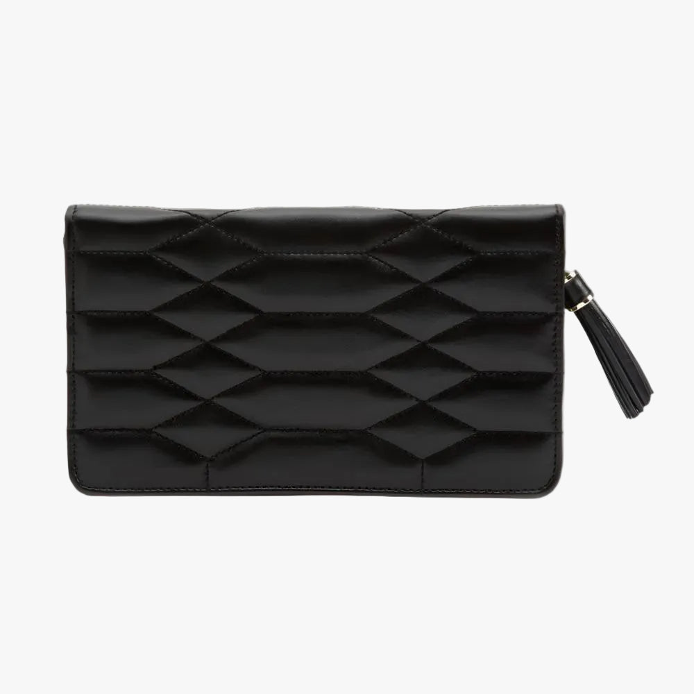 classic black jewellery pouch for travel by Wolf
Curated by Orsini Fine Jewellery in Auckland, this elegant jewellery portfolio reflects WOLF's enduring commitment to luxurious craftsmanship, intelligent organisation and timeless design, making it a refined gift or a sophisticated travel companion.