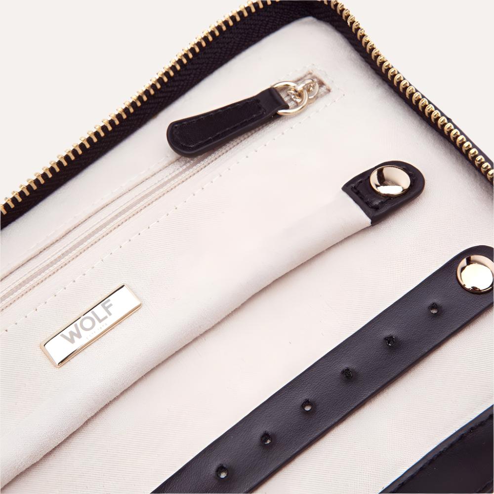 classic black jewellery storage for travel