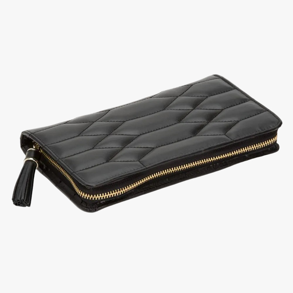 WOLF Caroline Jewellery Portfolio classic black jewellery storage by Wolf