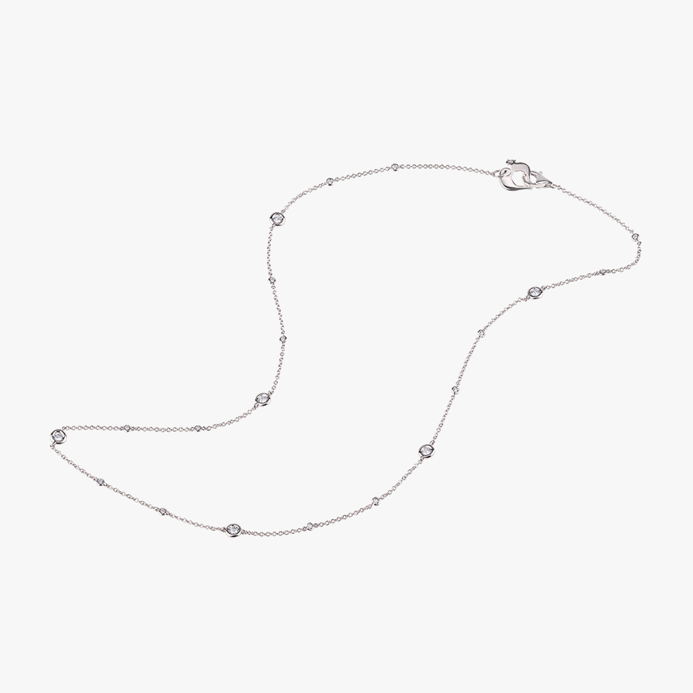 Chantecler Capri Necklace in 18kt White Gold with Diamonds 35147