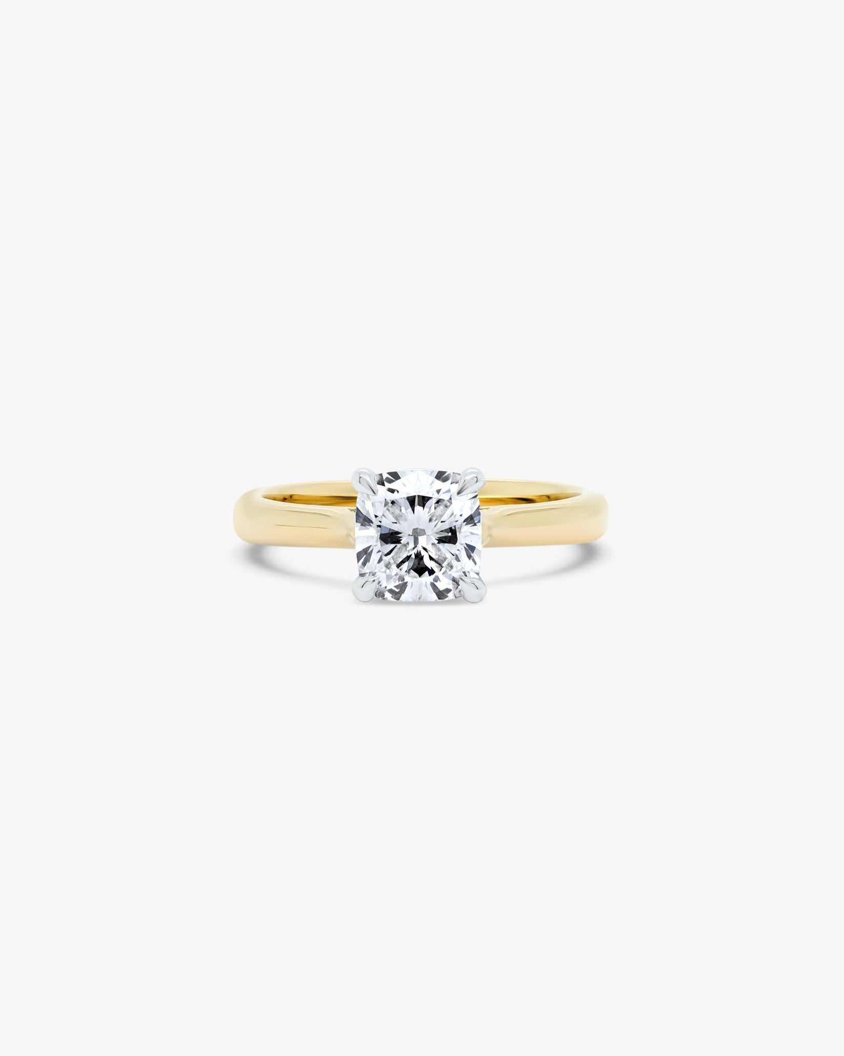 Classico Cushion Solitaire Diamond Engagement Ring