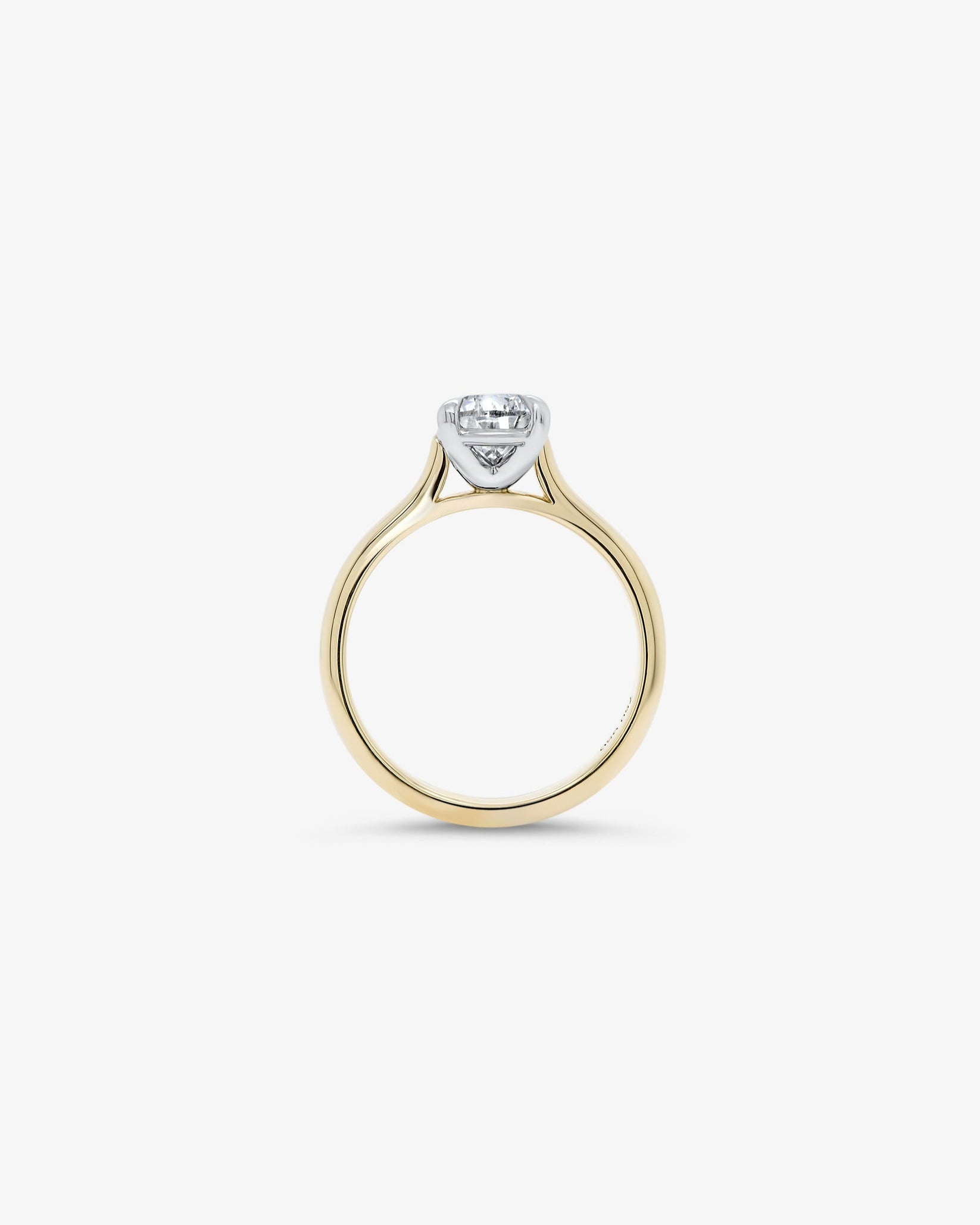 Classico Pear Solitaire Diamond Engagement Ring