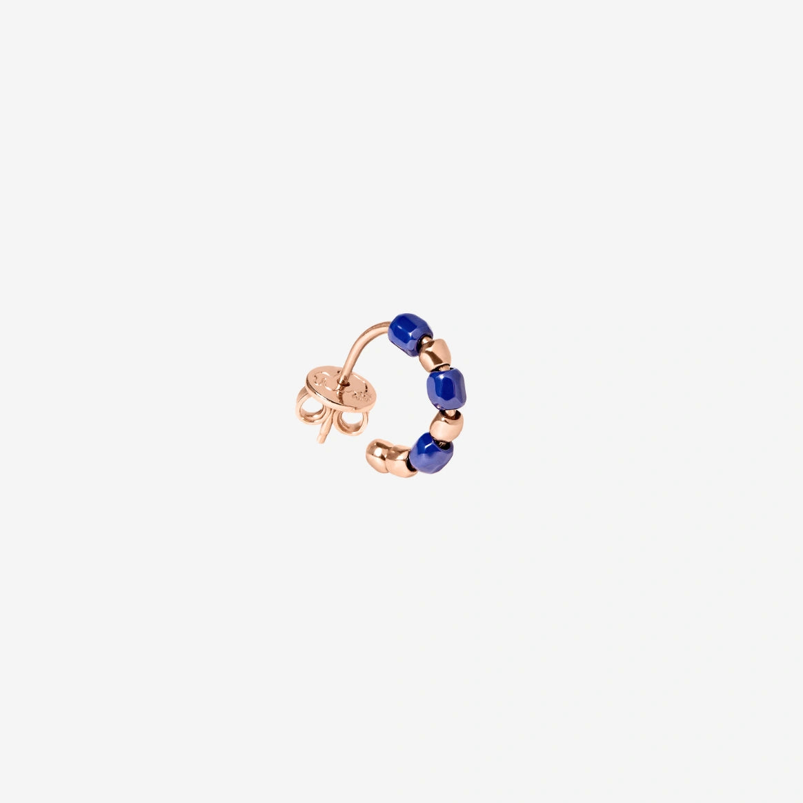 DoDo GRANELLI Mini Blue Ceramic Hoop Earrings - Orsini Jewellers