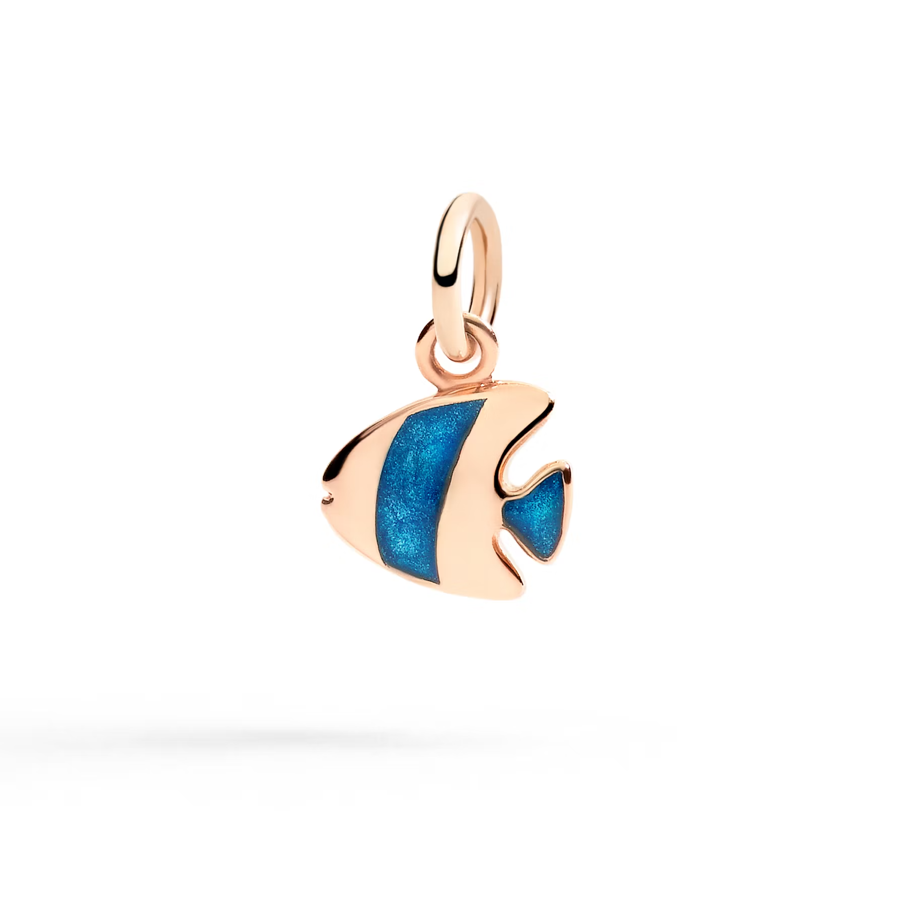 DoDo Angelfish Charm in Mother of Pearl Enamel