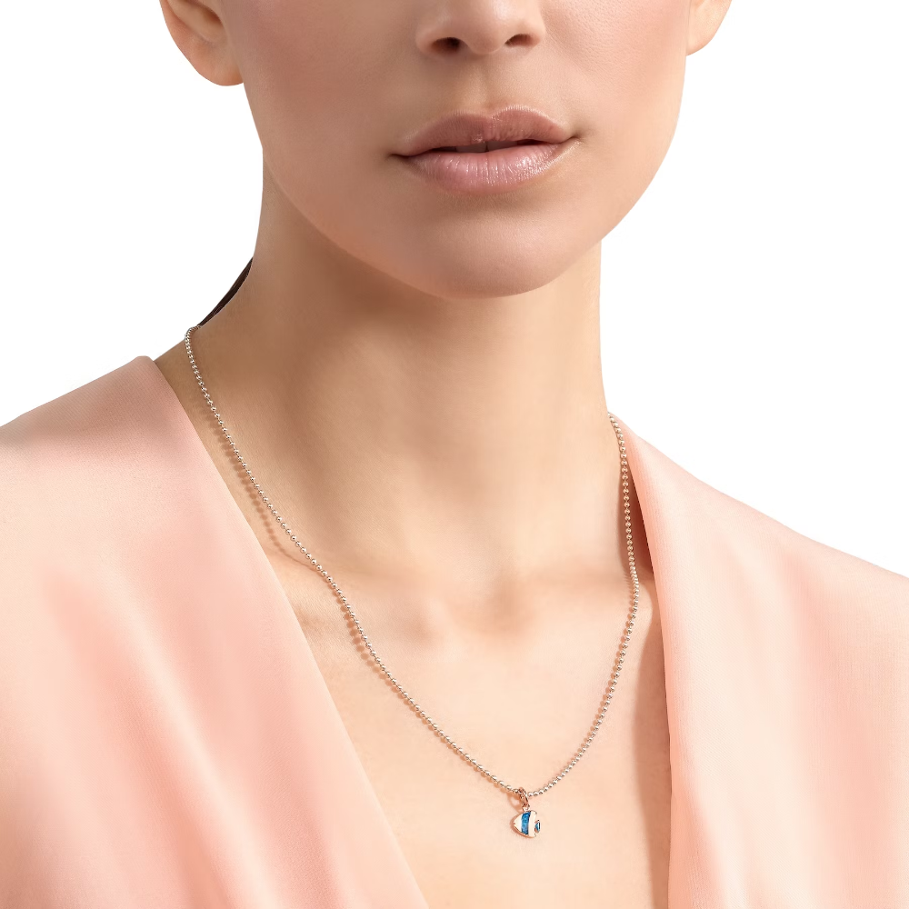 DoDo Angelfish Charm in Mother of Pearl Enamel