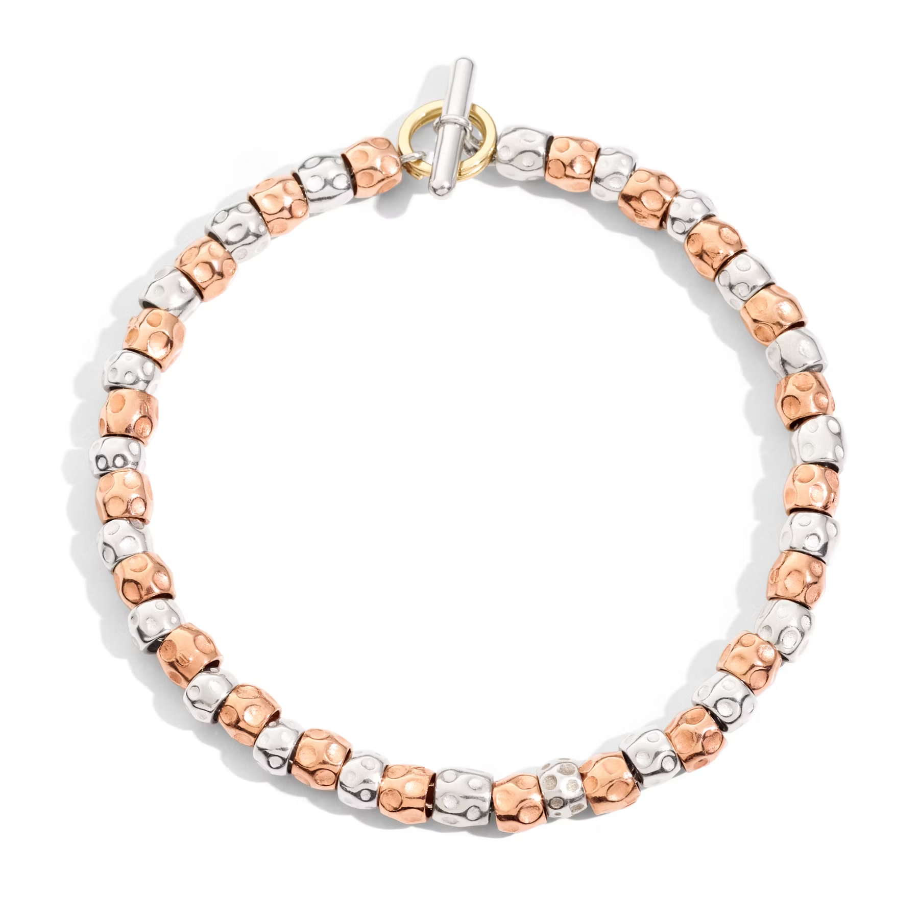 DoDo Bracelet GRANELLI Silver and Rose Gold Kit DBB9005-GRANE-MIX9A