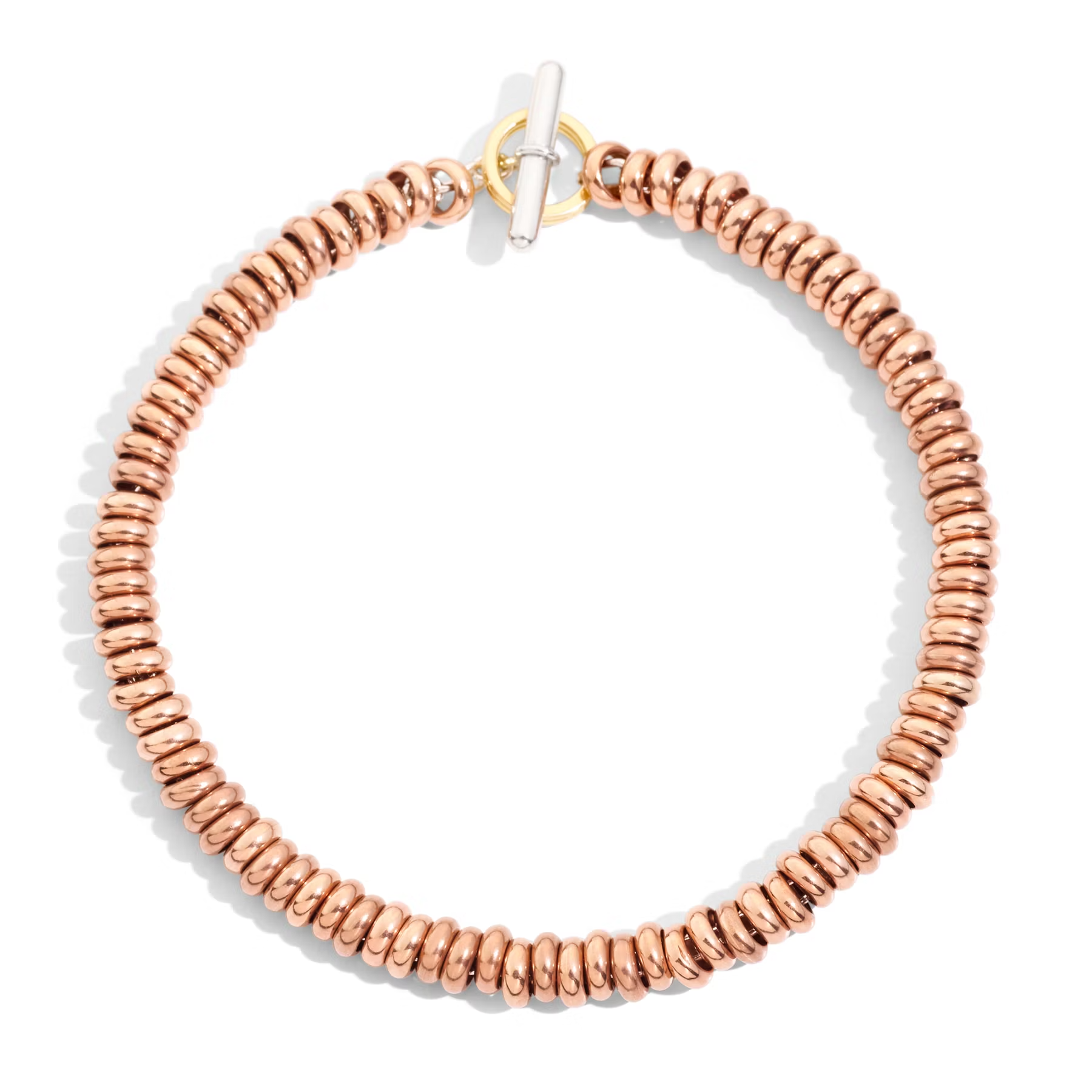 ROSE GOLD RONDELLE BRACELET