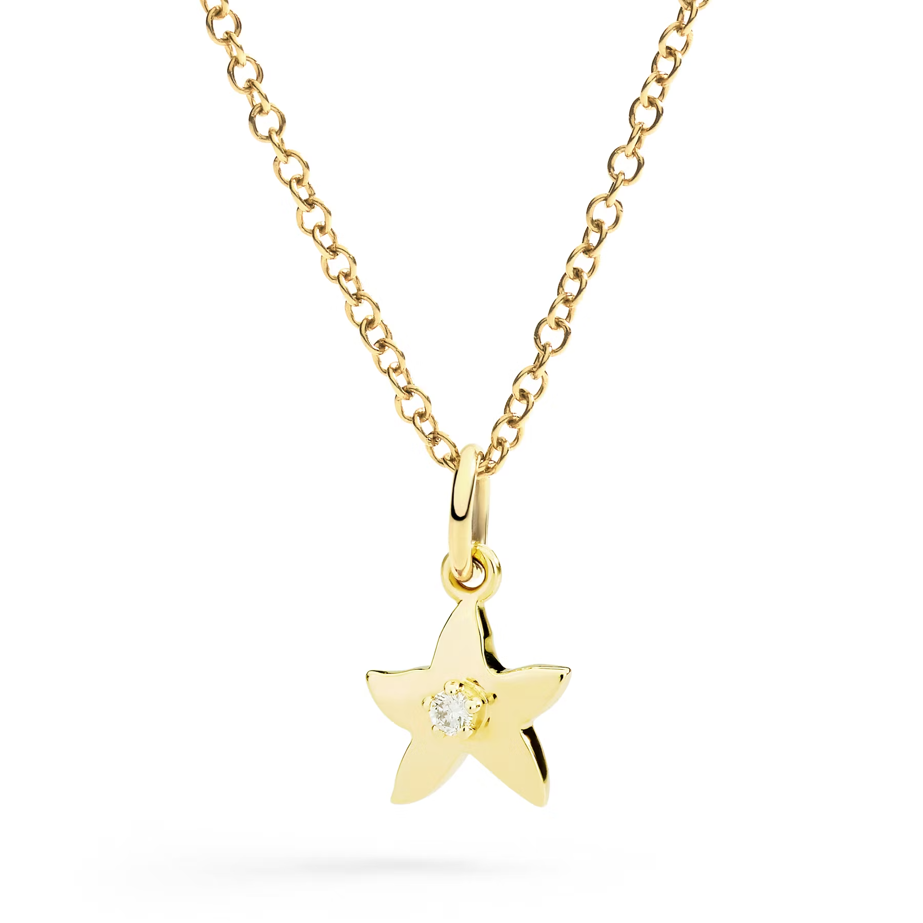 DoDo Charm STAR 9kt Yellow Gold with Diamond Detail DMC5017-STARX-DB09G orsini