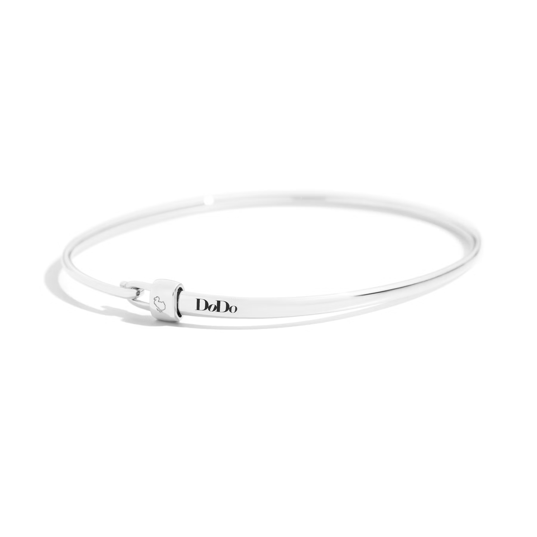 Dodo silver bangle from Italian made jewellery