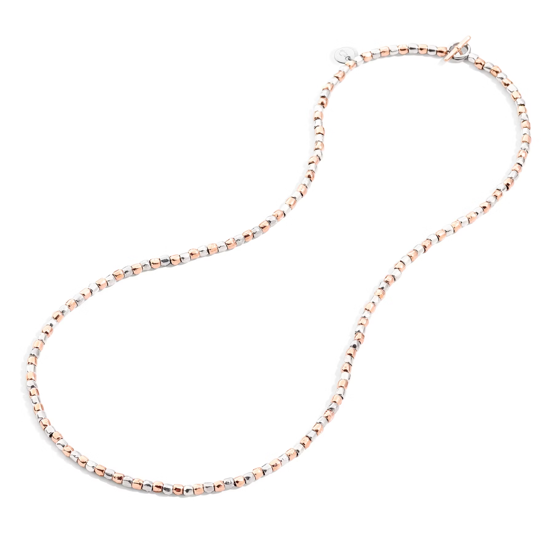 DoDo GRANELLI MINI Rose Gold & Silver Necklace DCC0002-GRANX-G9AMX