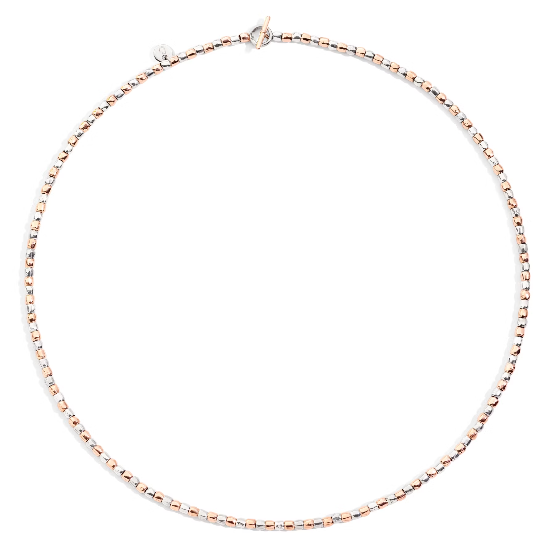 DoDo GRANELLI MINI Rose Gold & Silver Necklace DCC0002-GRANX-G9AMX