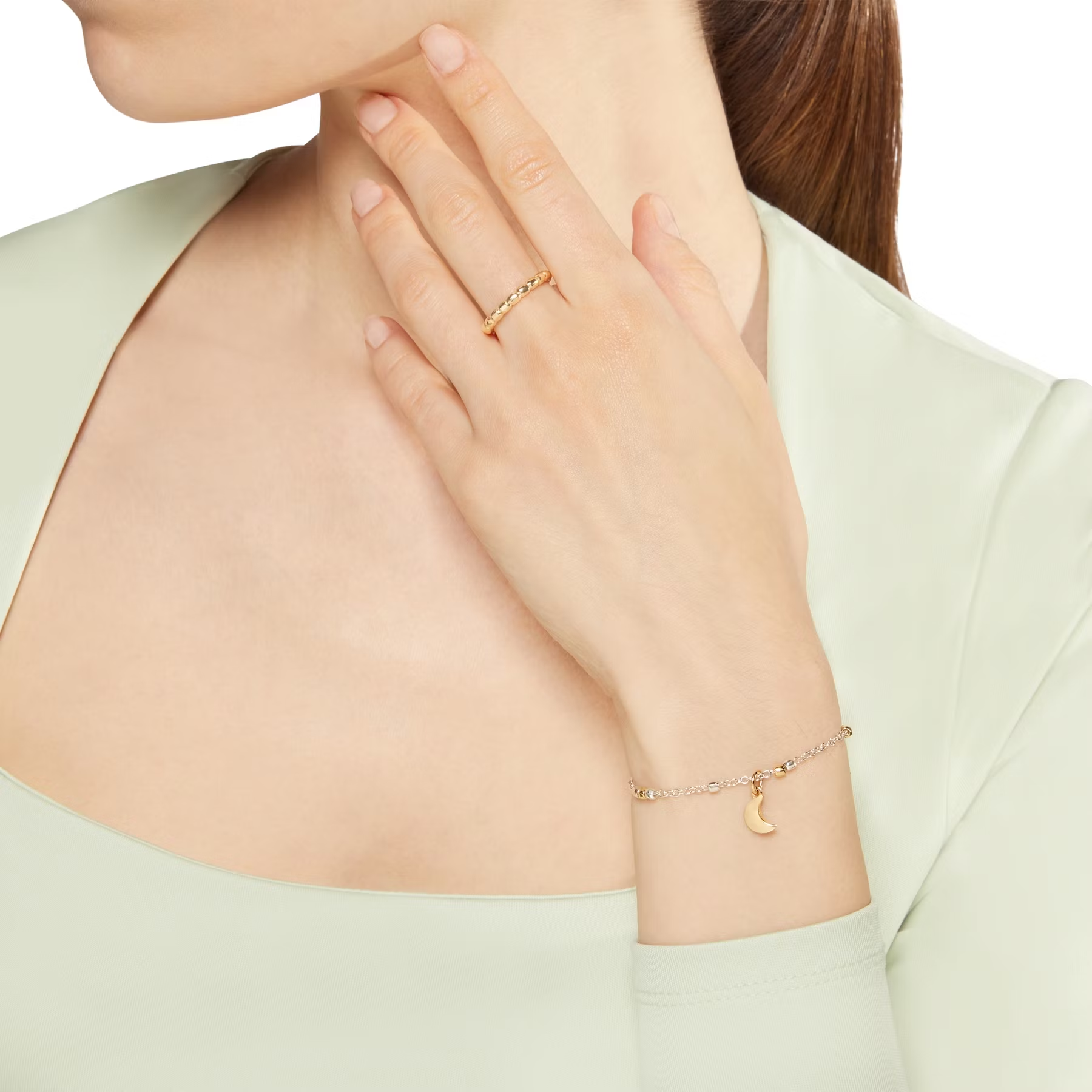 DoDo GRANELLI MINI Yellow Gold & Silver Bracelet DBC4000-GRANX-000OA