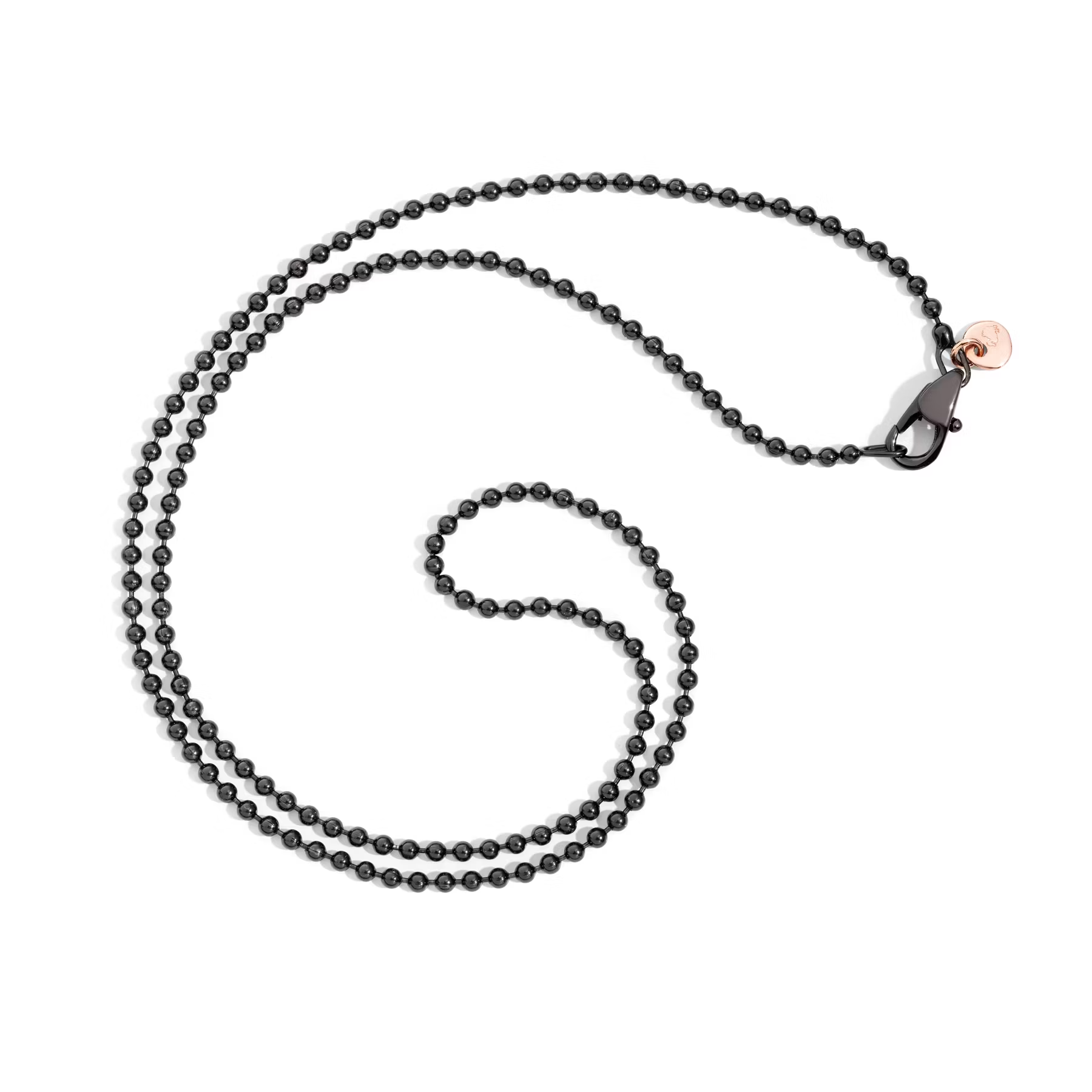 DoDo Necklace BOLLICINE Steel and Black PVD DCB7004-BOLLI-PVDMX