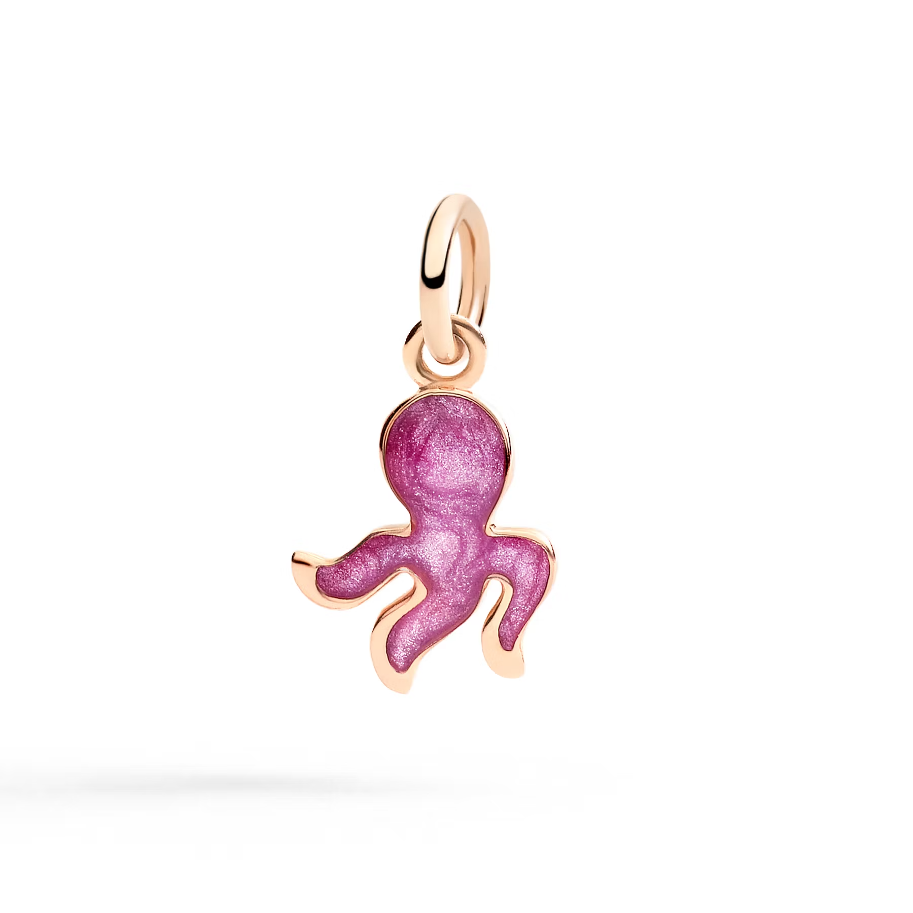 DoDo Octopus Charm in Purple Mother of Pearl Enamel DMC4009-OCTOS-EPV9R