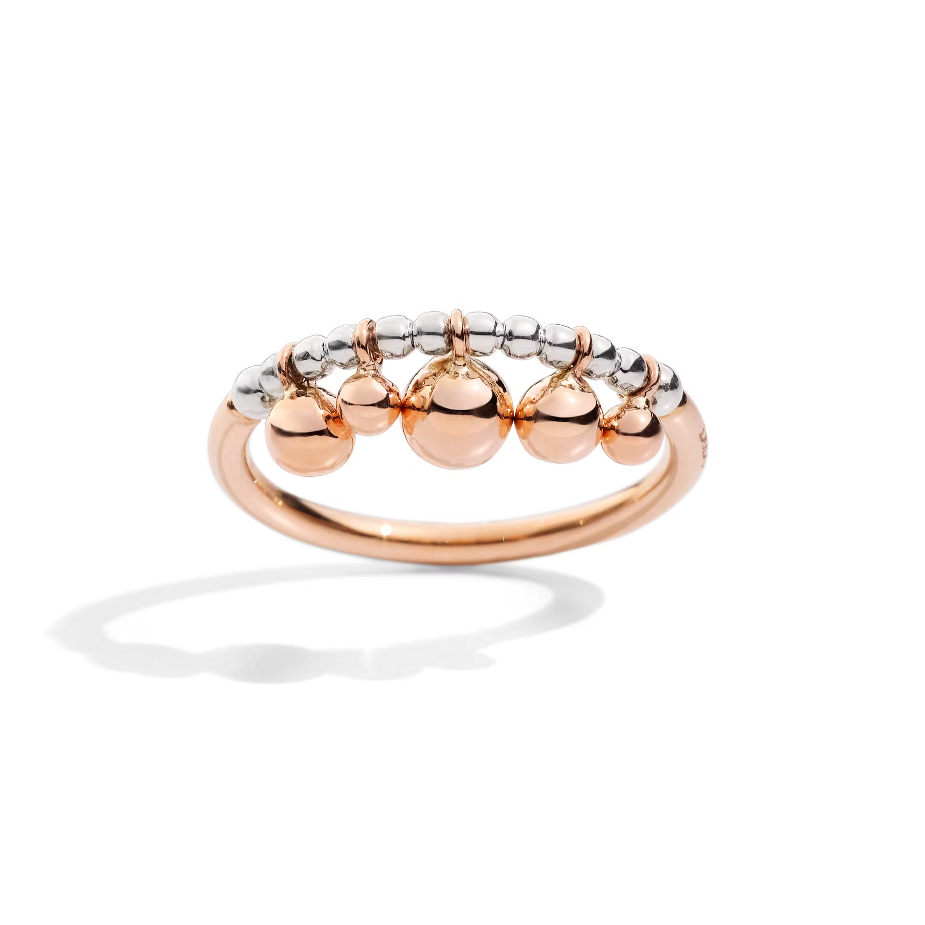 DoDo Ring BOLLICINE Rose Gold and Silver