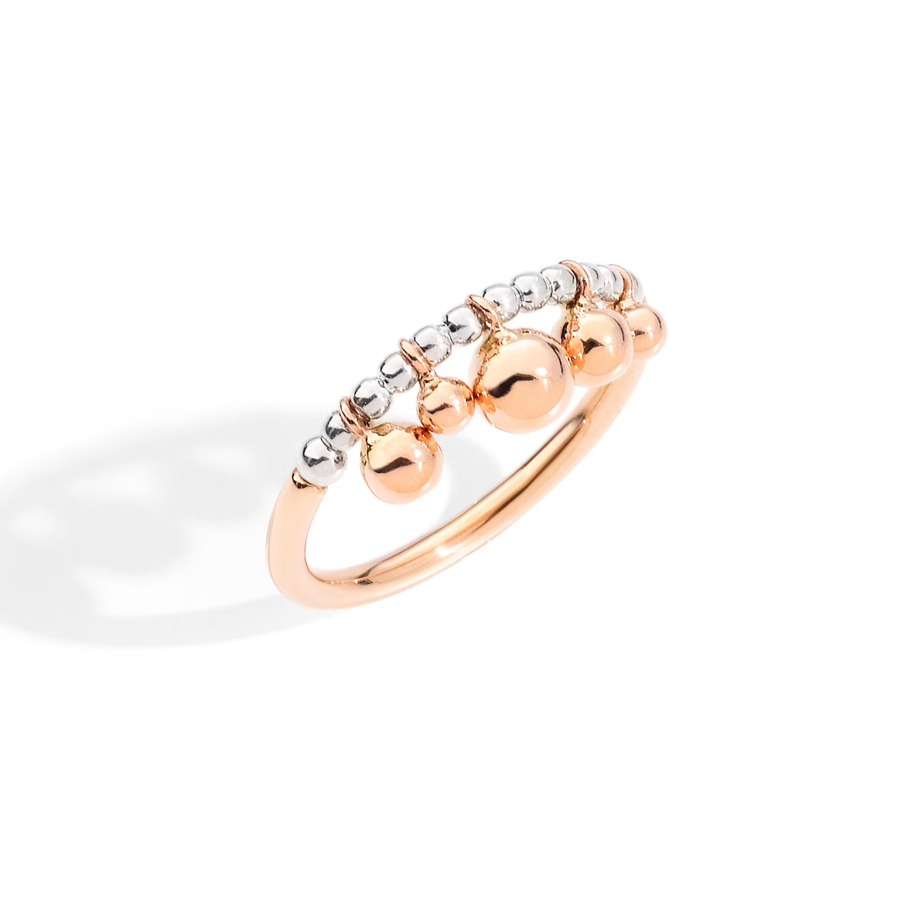 DoDo Ring BOLLICINE Rose Gold and Silver DAC0002-BOLLI-0009A