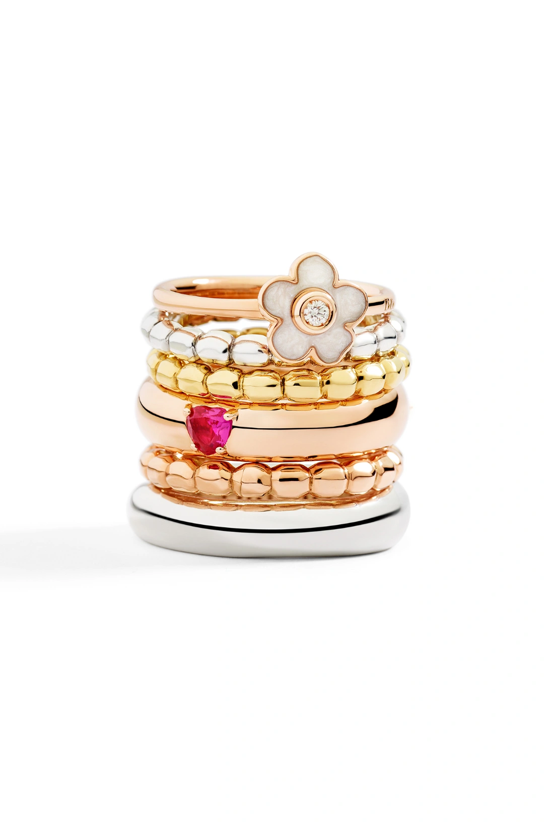 dodo ring collection spinning flower ring