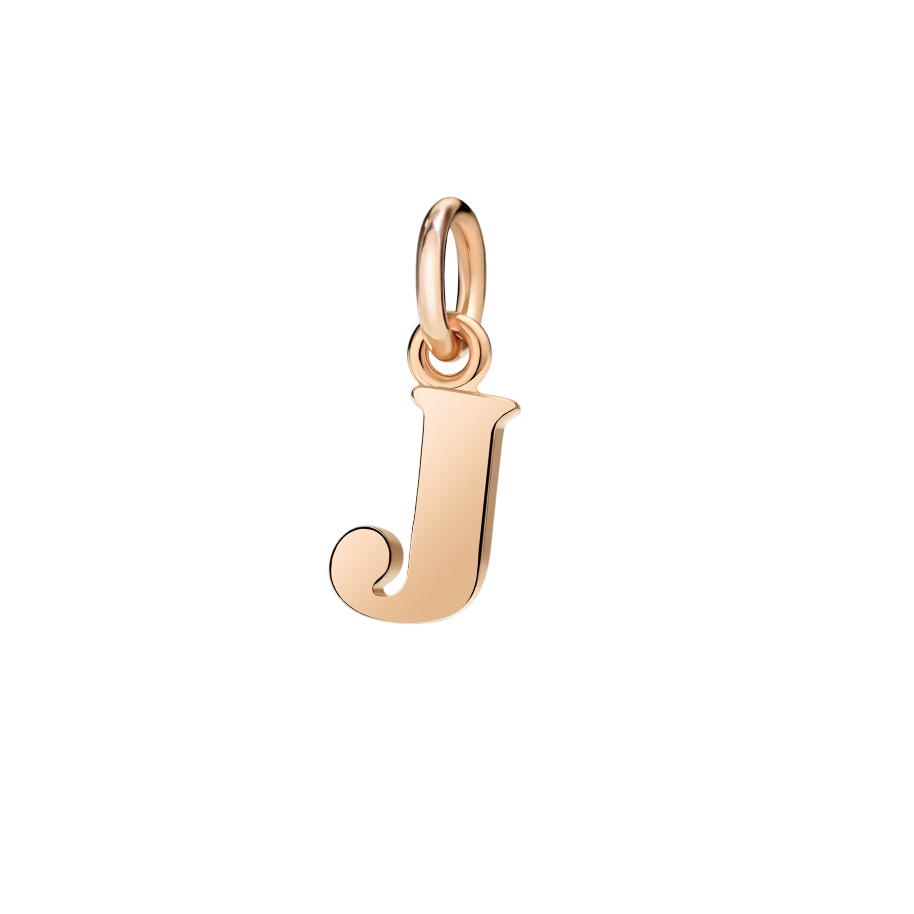 Dodo rose gold letter J charm