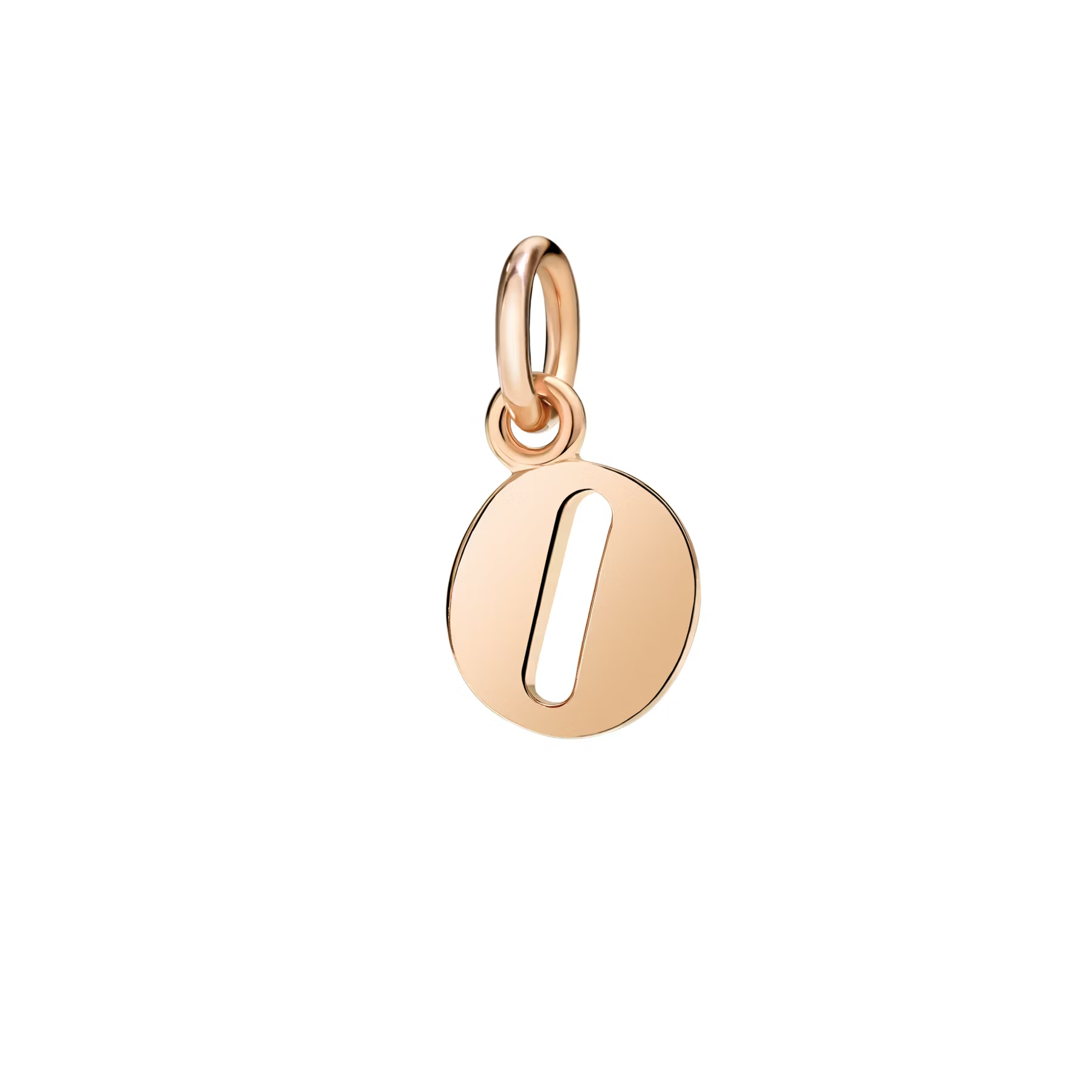 dodo rose gold letter O charm