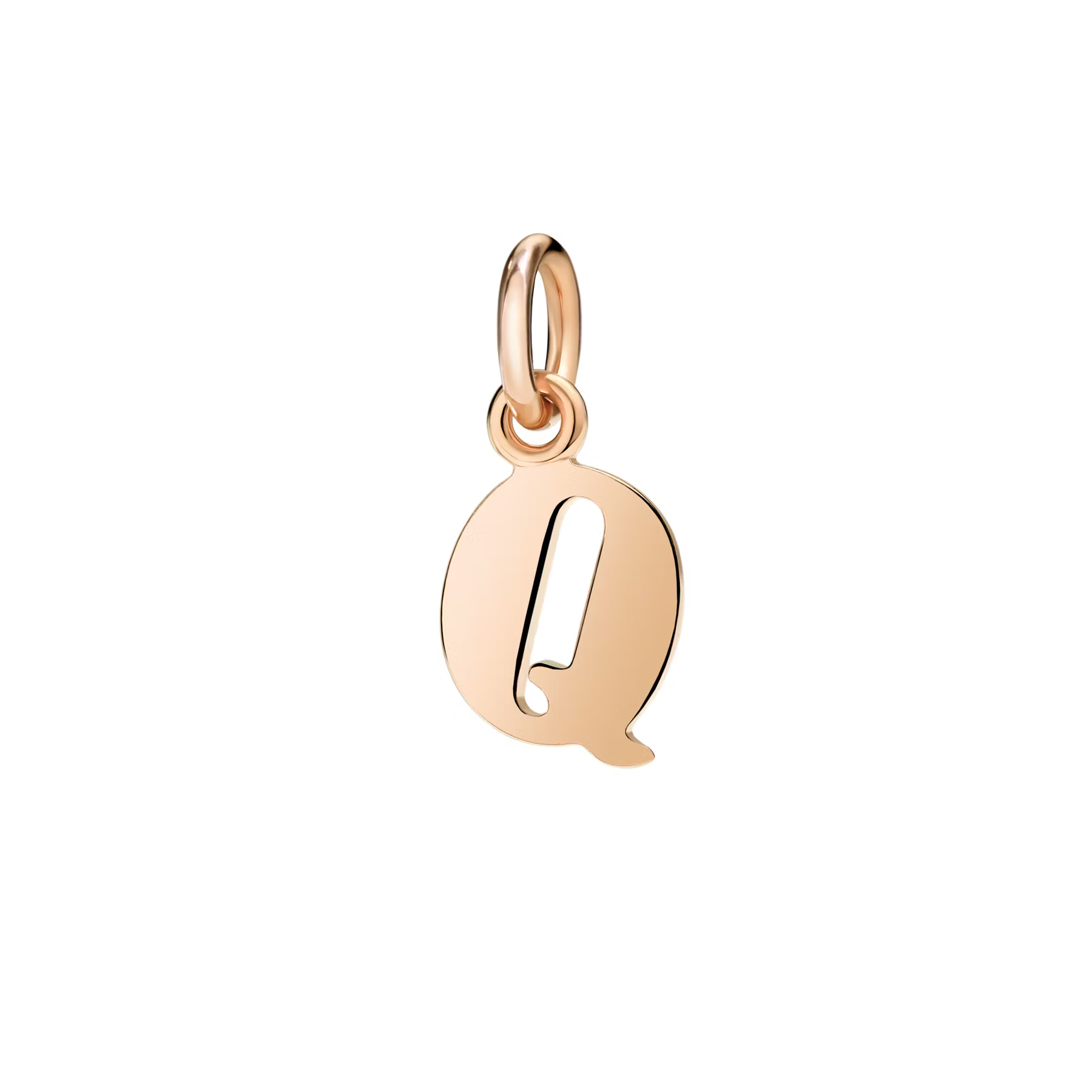dodo rose gold letter Q charm