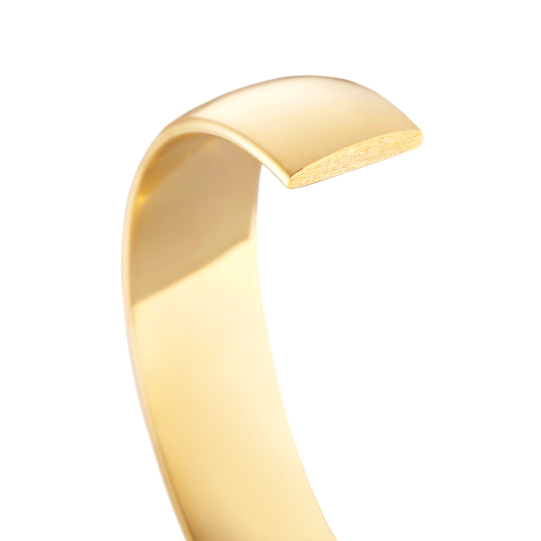 Wedding Band High Half Round Profile Reference