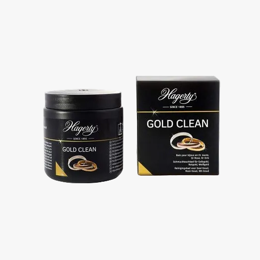 Hagerty Gold Clean 170ml jewellery cleaning solution for yellow, white and rose gold jewellery