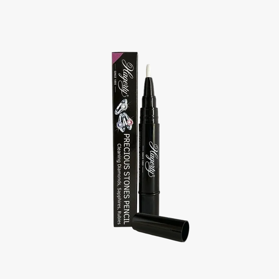 Hagerty Precious Stones Pencil 4ml jewellery cleaning pen with precision brush for diamonds, sapphires and rubies