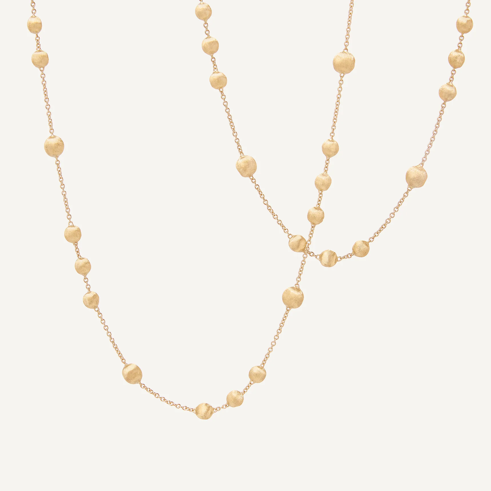 Marco Bicego Africa 18k Yellow Gold Bead Long Necklace