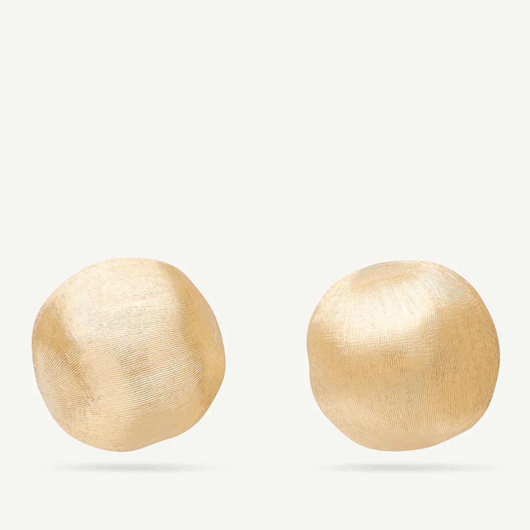 Marco Bicego Africa Medium Stud Earrings in 18k Yellow Gold ob1468