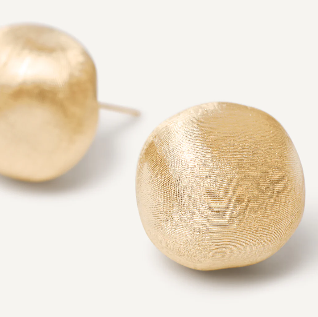 Marco Bicego Africa Medium Stud Earrings in 18k Yellow Gold ob1468