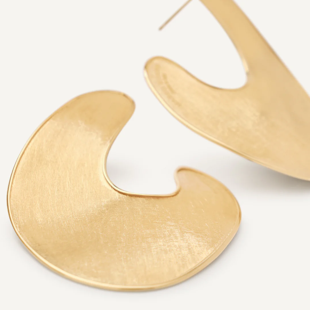 Marco Bicego Lunaria Statement Earrings in Gold OB1912_Y
