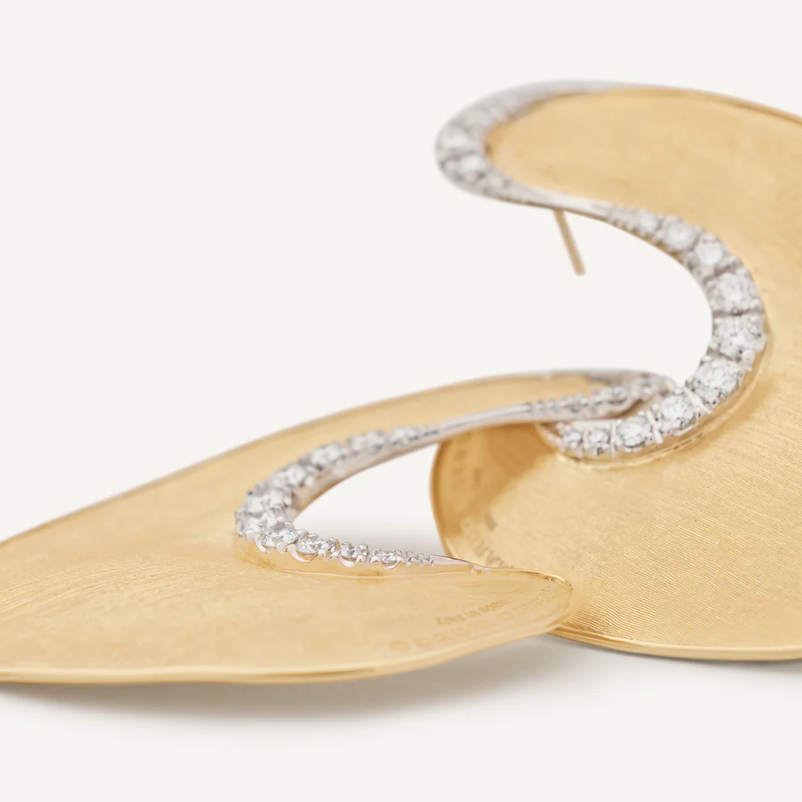 Marco Bicego Lunaria Statement Earrings with Diamonds at Orsini Auckland
