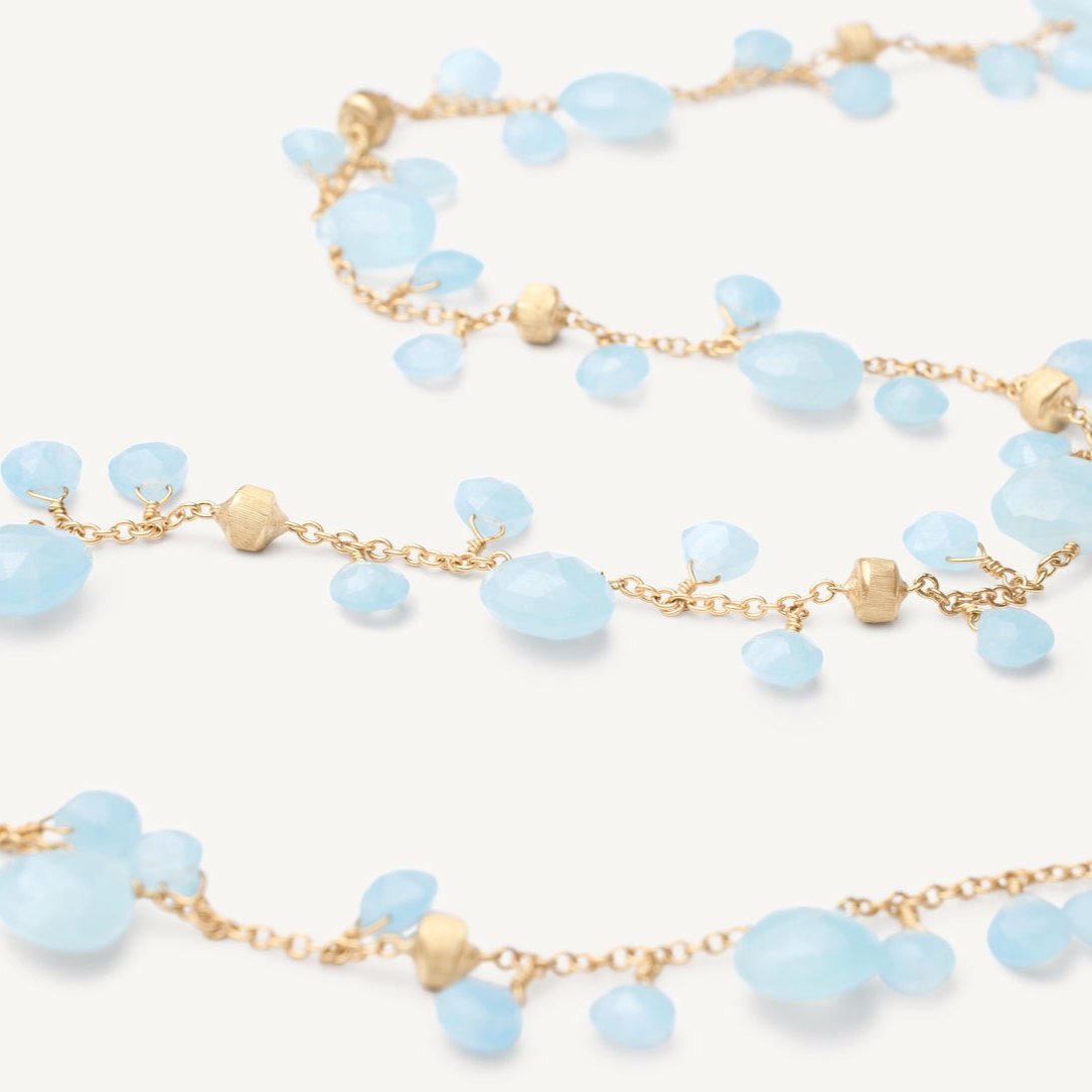 Marco Bicego Paradise Aquamarine Gemstone Necklace