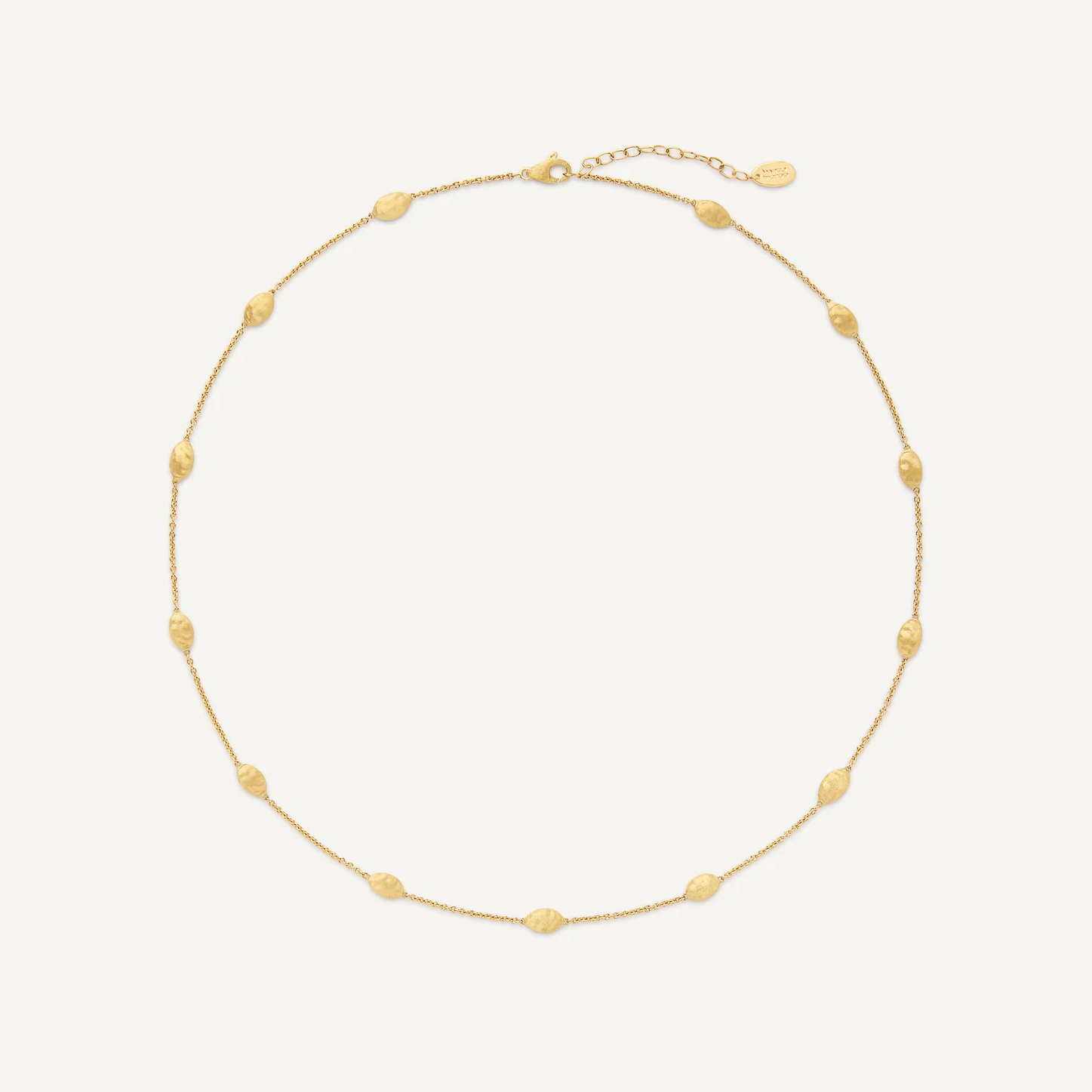 Marco Bicego Siviglia 18k Gold Extra Small Bead Necklace Short