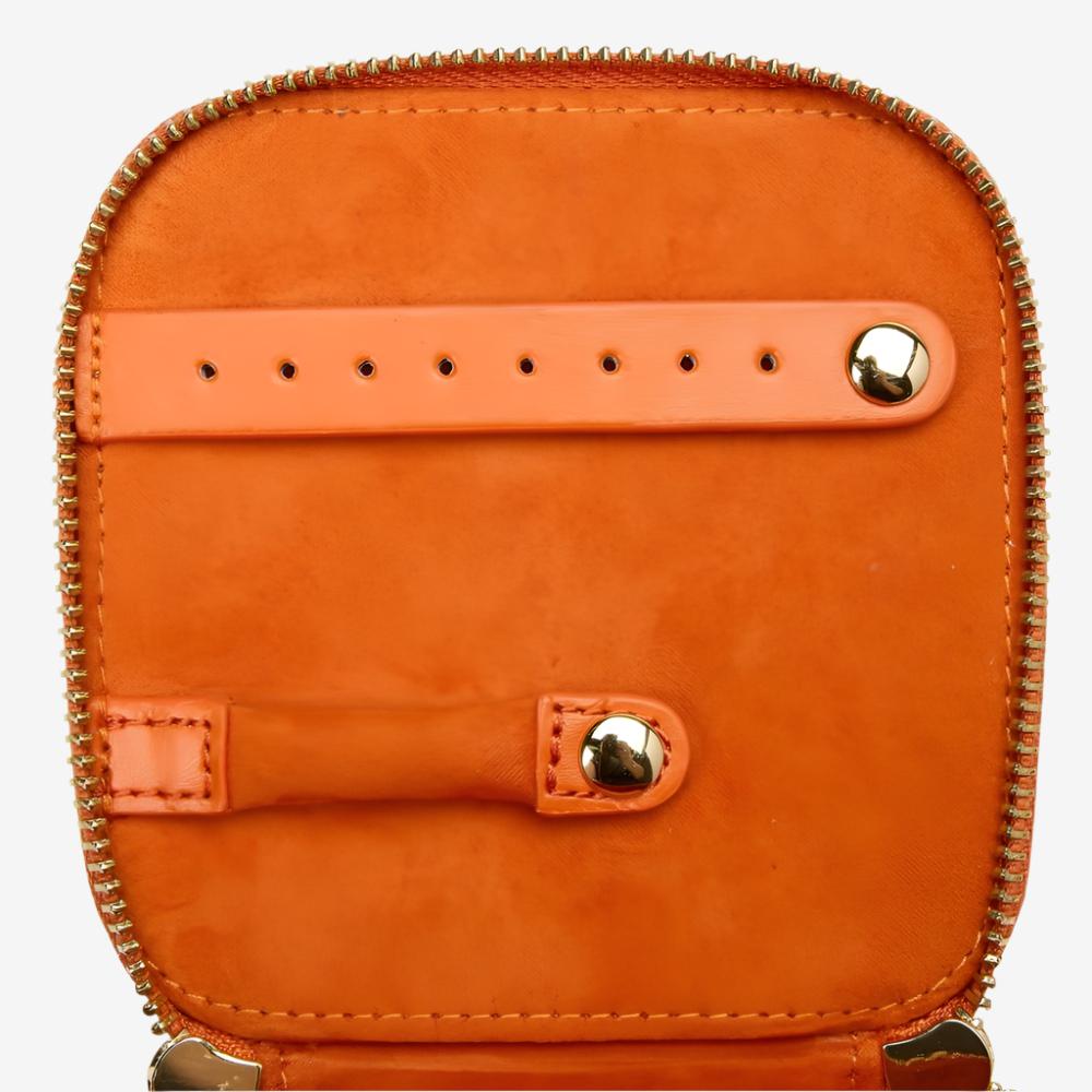 Maria Jewellery Travel Cube in Tangerine orsini fine jewellery