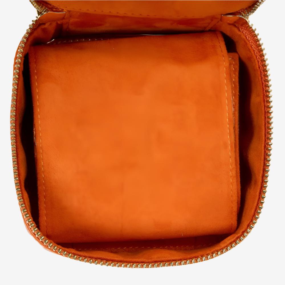 Maria Jewellery Travel Cube in Tangerine orsini fine jewellery