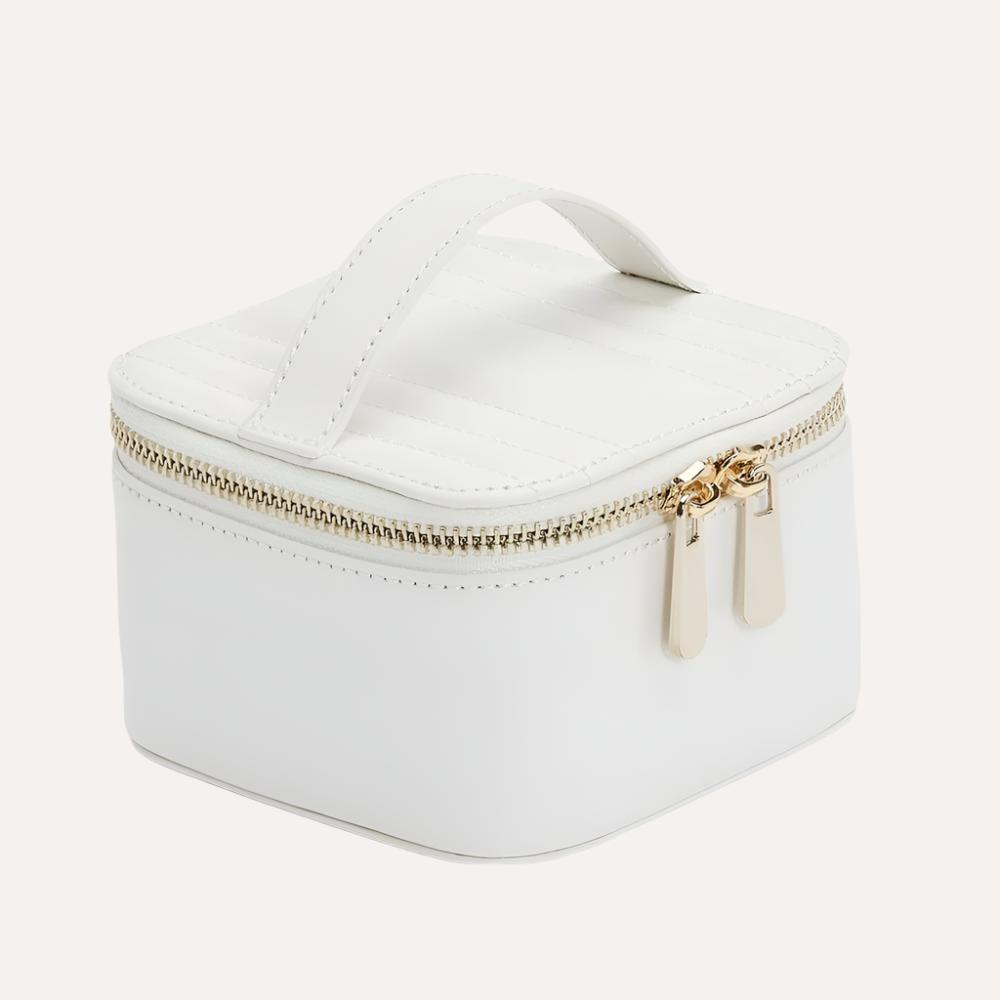 Maria WOLF white jewellery travel cube at Orsini