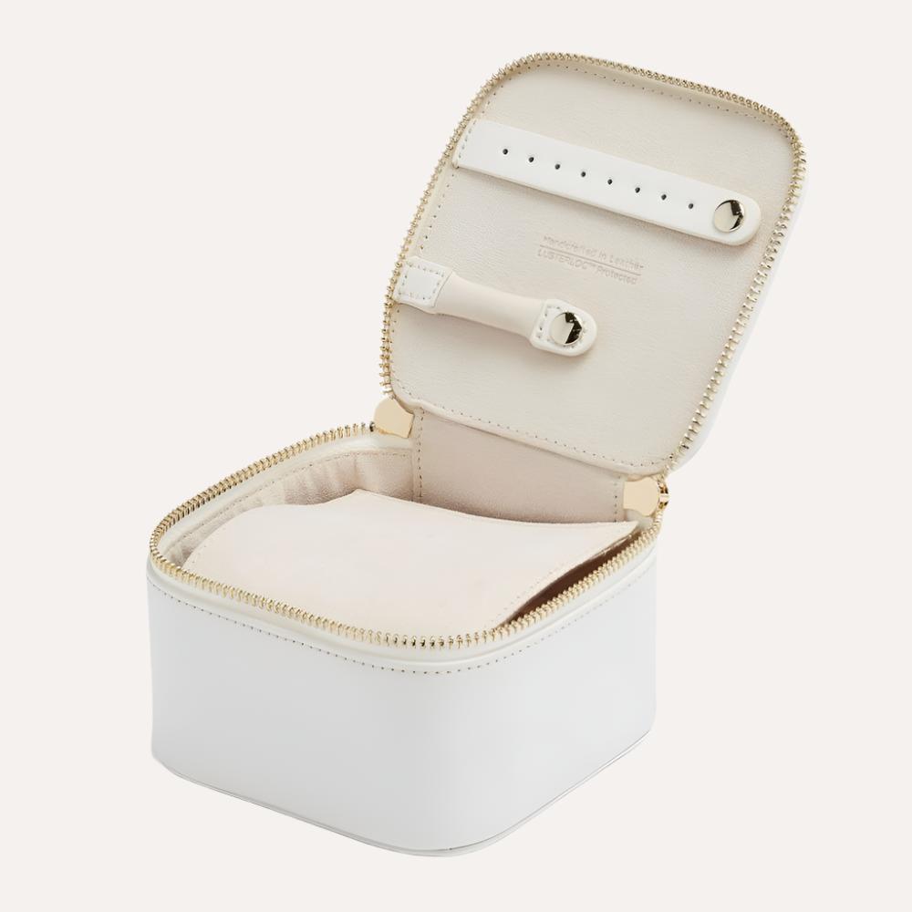 Maria white jewellery travel cube at Orsini