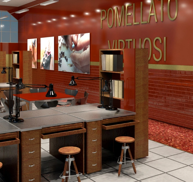 pomellato jewellery store in italy