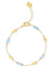 Nanis Azure Gold and Aquamarine Dainty Bracelet - Orsini Jewellers