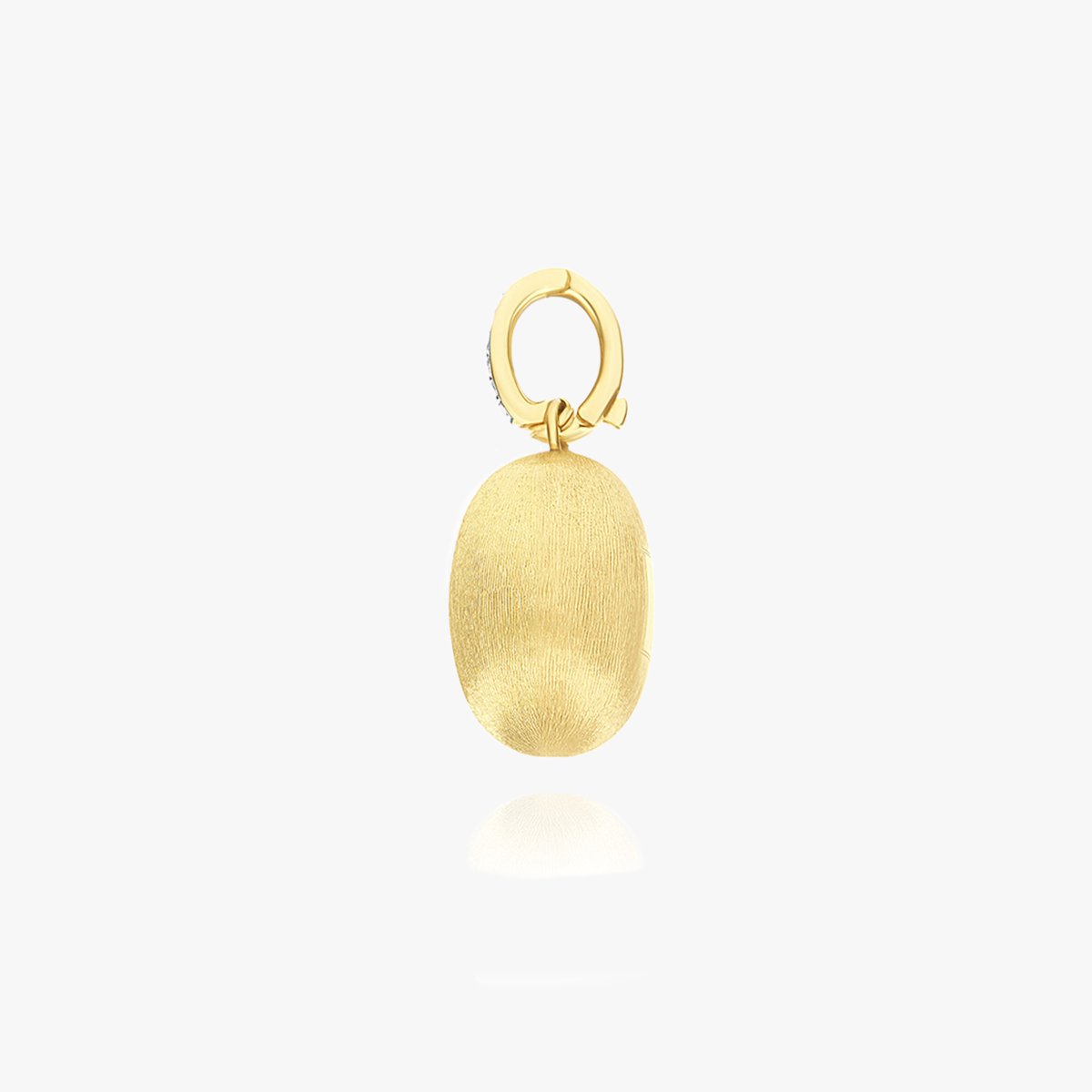 Nanis Boule Gold Pendant with Diamond Detail – Medium at orsini